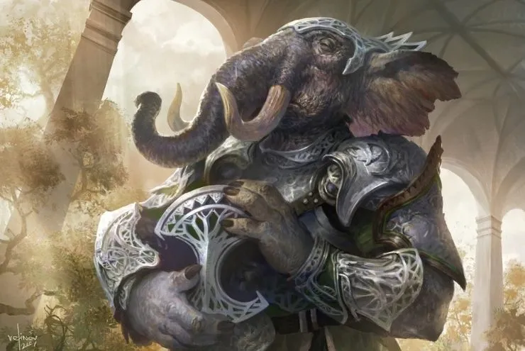 Compatible with Dungeons & Dragons Loxodon Cleric